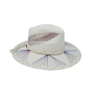 Purple Feather Hat by Corazon Playero