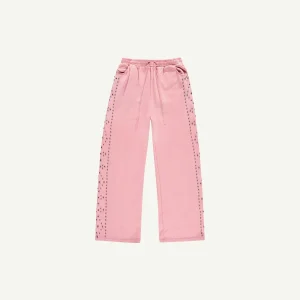 PINK RHINESTONE SWEATPANTS